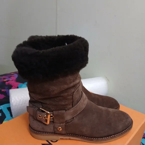 Authentiv Louis Vuitton Snowball Snow Boots/PreOwned/5 1/2-6 Good - Picture 7 of 17